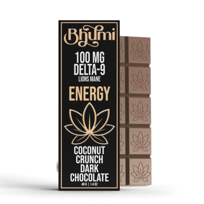 BHUMI | Chocolate Bars - Variety - Energy - Coconut Crunch Dark Chocolate